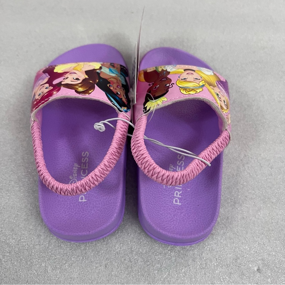 Disney Princess Slide Sandals Toddler Girls Pink size 5/6 - Picture 5 of 8